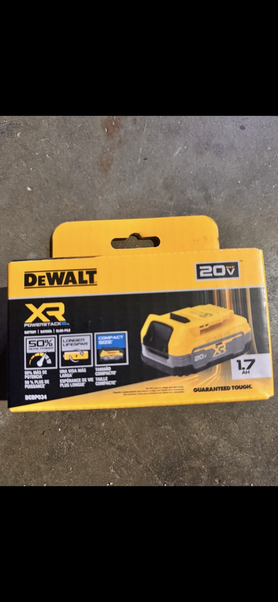 Dewalt Powerstack 2 Amp Battery