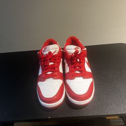 White/University Red Dunk Low