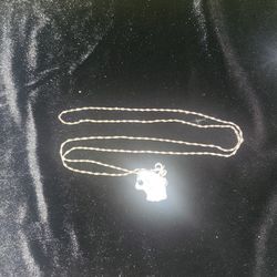 Silver Chain With Pendant 