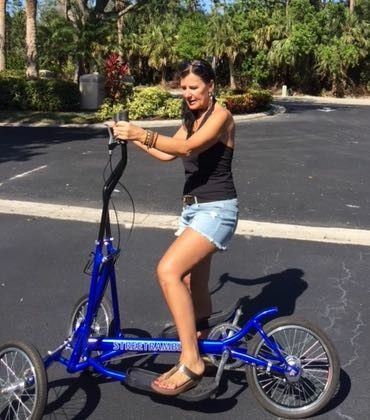 Three wheel bicycle Elliptical Training Street Rambler