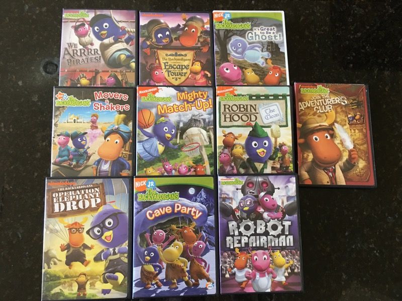 Backyardigans Dvd Lot