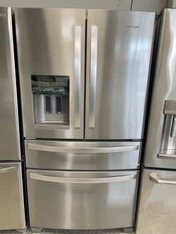 Whirlpool 36” 4-door Stainless Steel Refrigerator