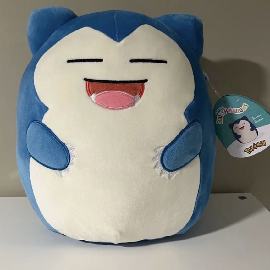 Snorlax 10 inch Pokemon Squishmallow Brand New With Tags Ready To Ship