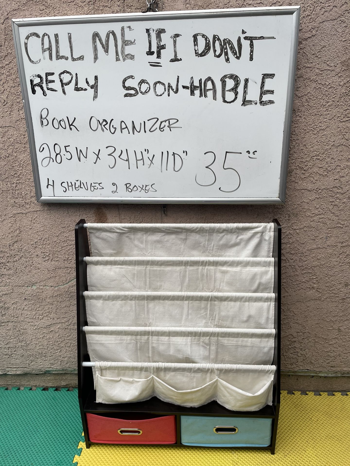 Book Magazine Organizer 