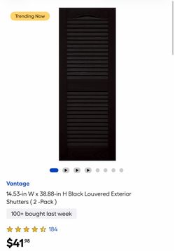 Brand New Window Shutters – 2 Sets / 4 Total