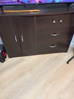 Tv stand and a dresset