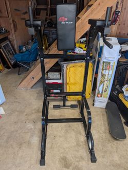 Go Plus dip station with back $100