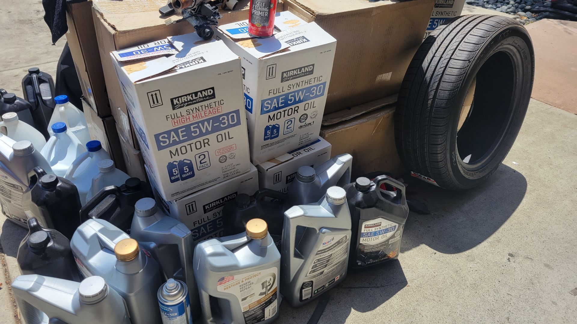 FREE 54 Jugs of Used Full Synthetic Motor Engine Oil