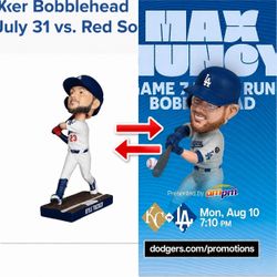 Trade MY Kyle Tucker Bobblehead for YOUR Max Muncy Bobblehead