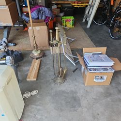 Antique Fireplace Set 