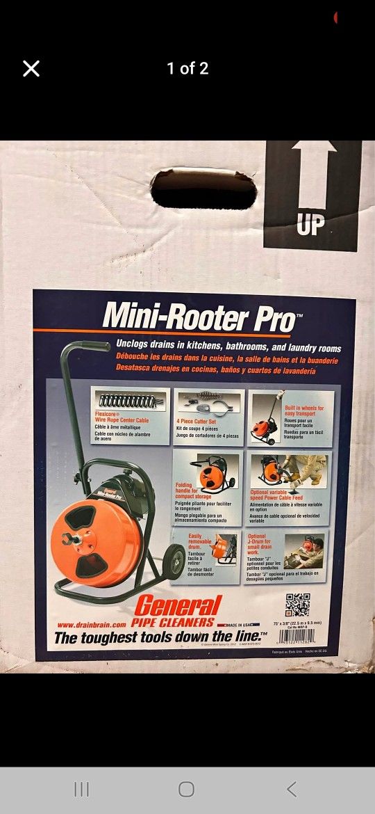 Brand New Sewer Machine Sewer Snake