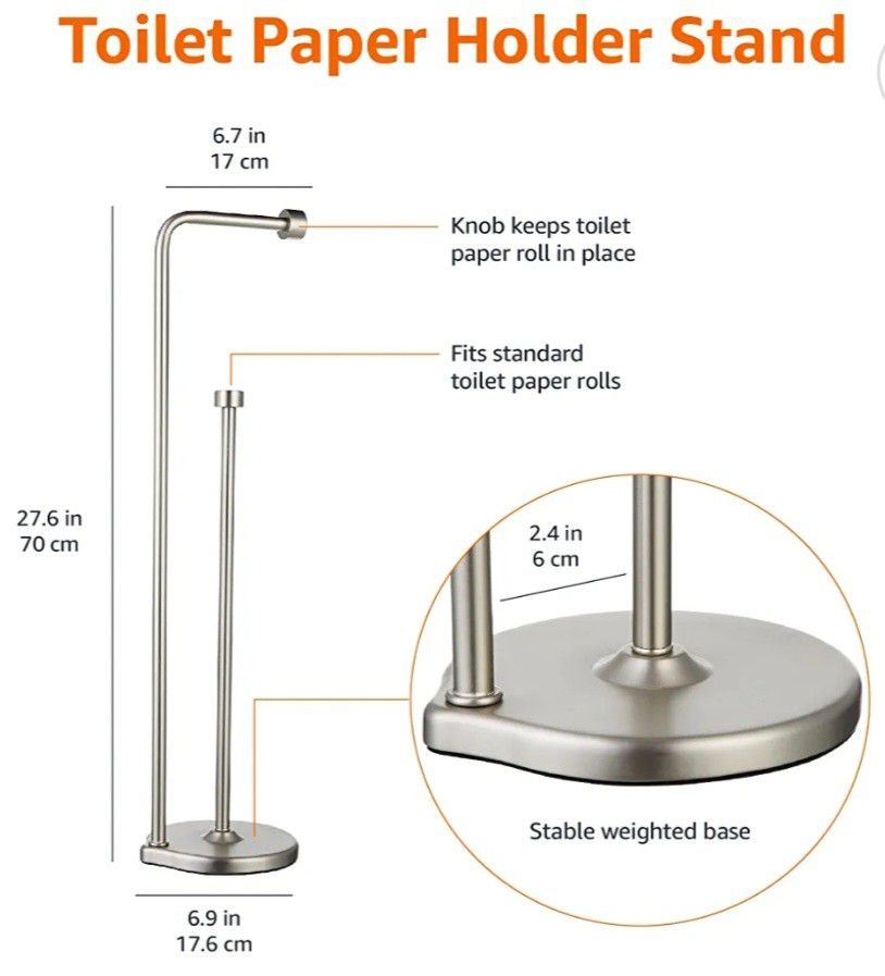 Teardrop Toilet Paper Stand