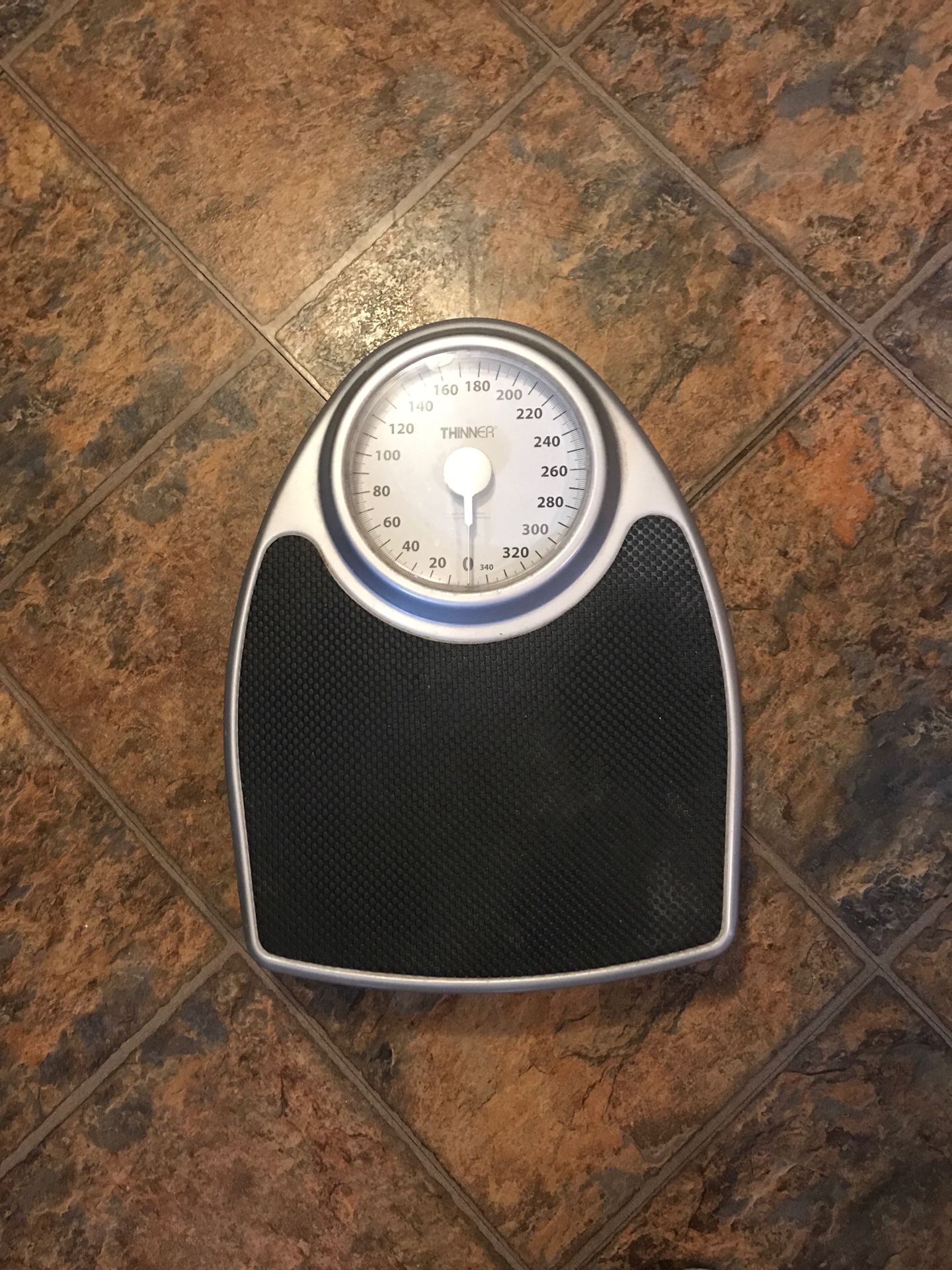 Thinner Extra-large Dial Analog Bathroom Scale