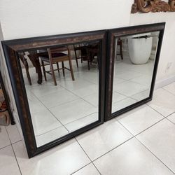 2 Mirrors 27”x33”