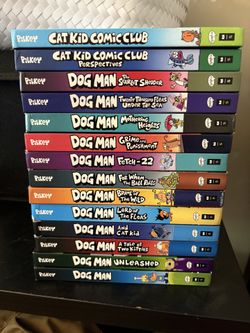 Dog Man and Cat Kid books