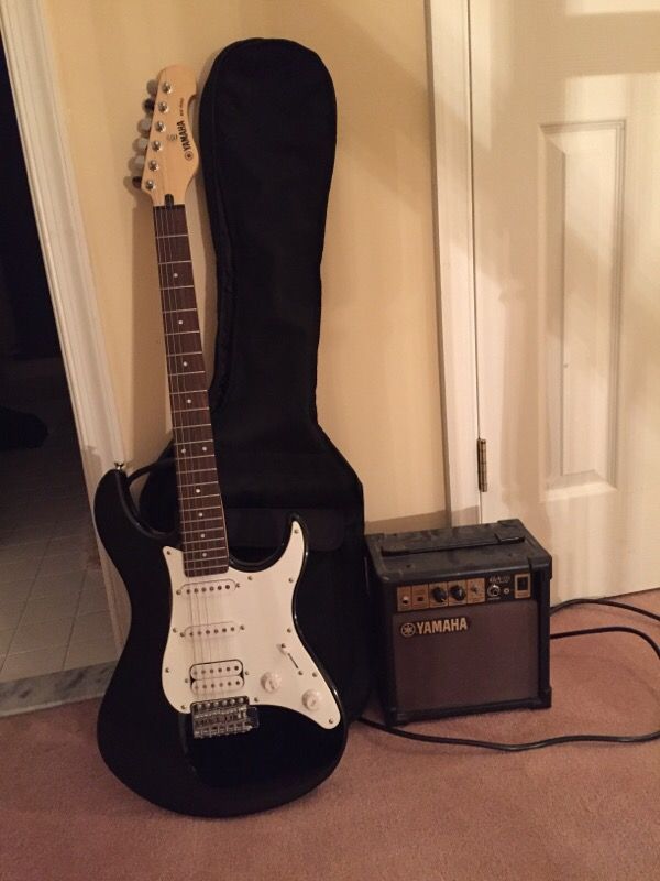 Electric Guitar, Amp and Case