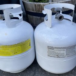 Empty propane Tanks