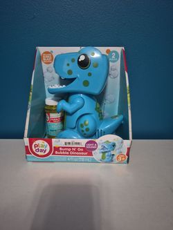 Play Day Bump N' Go Bubble Dinosaur Toy