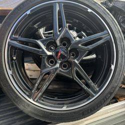 C8 Corvette OEM Carbon Flash Wheels