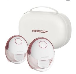 New never used Momcozy - Mobile Style Hands-free Slim Breast Pump | M6 - Cozy Red