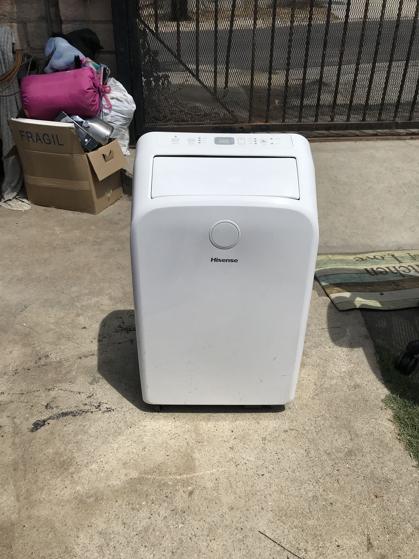 Hisense 7,500 BTU Portable Air Conditioner AC 1800W / no remote