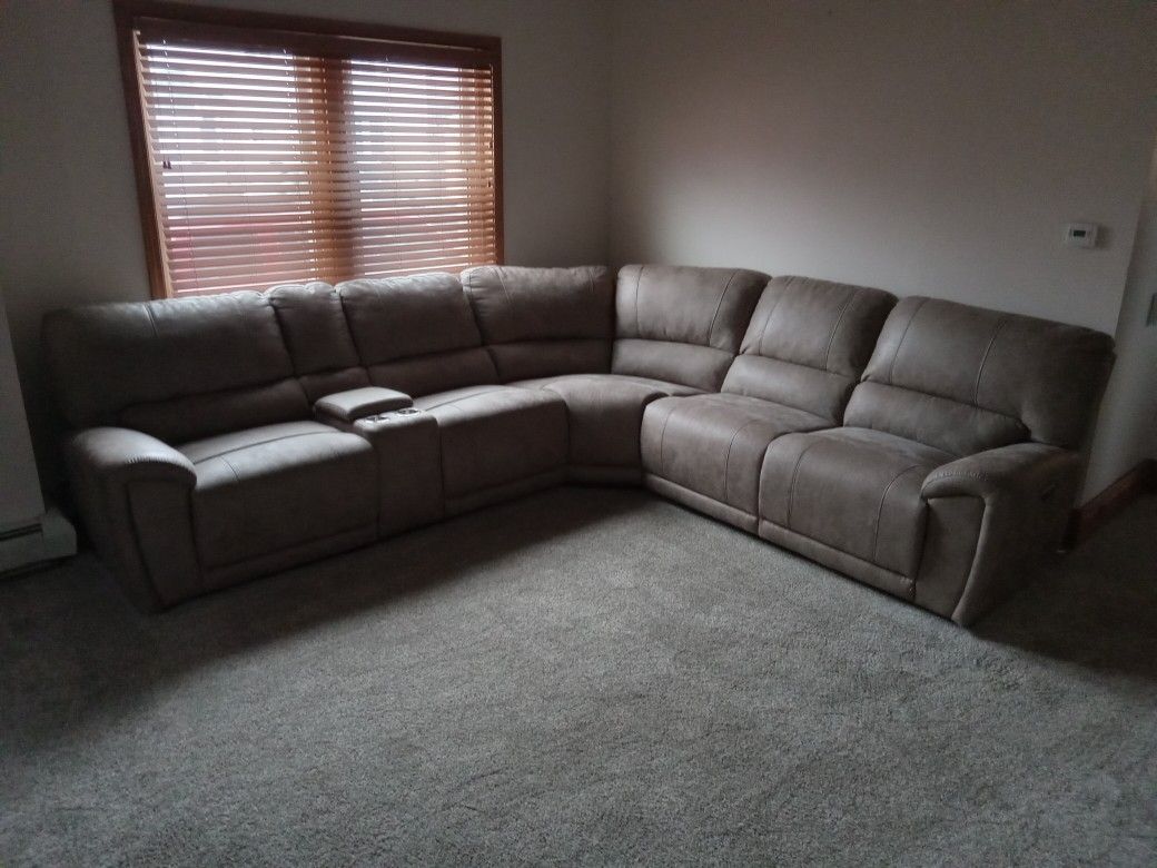 Microfiber Sectional 