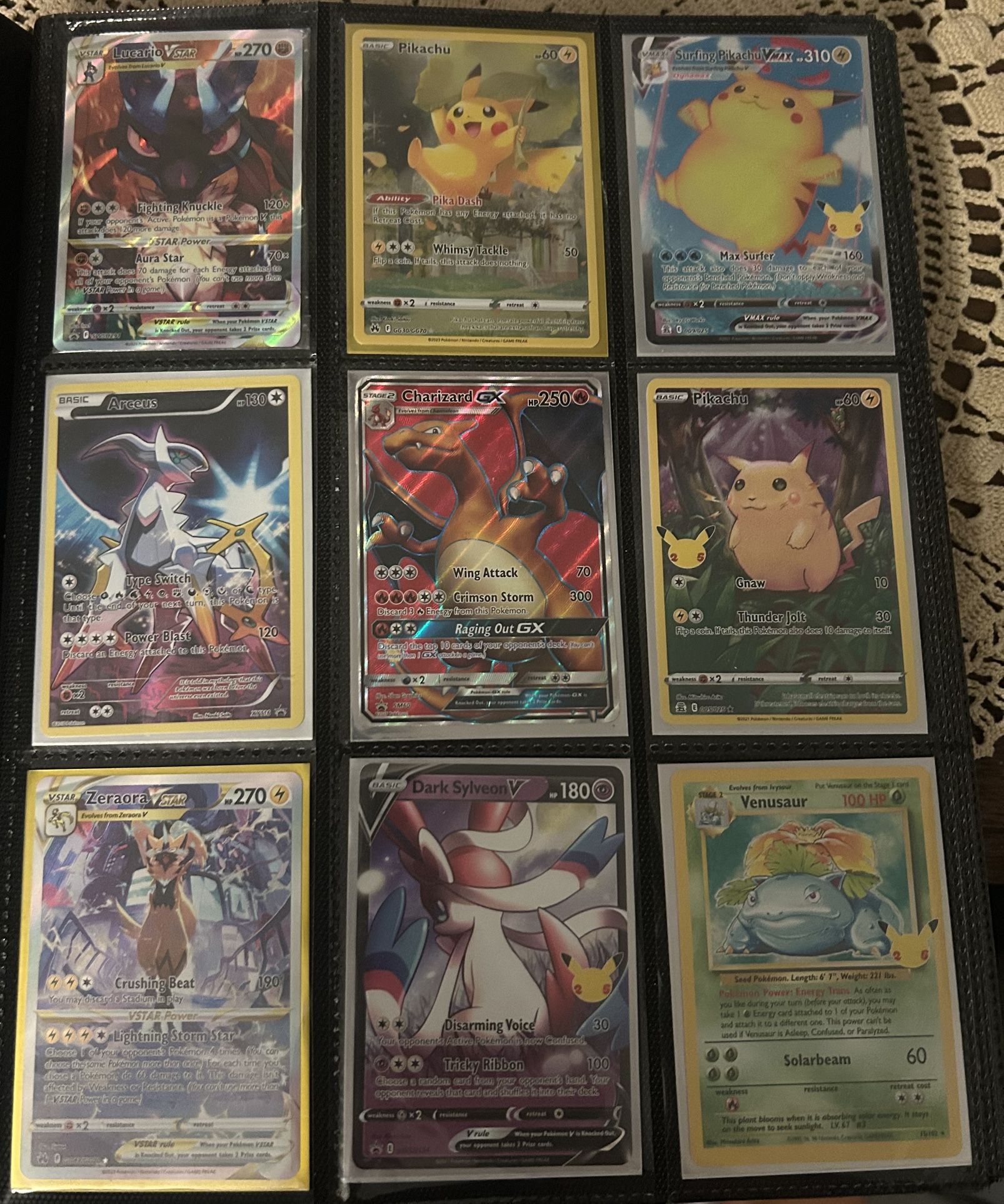 Pokemon binder Lot