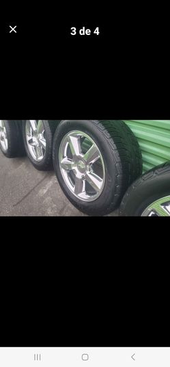 Wheel 20 6 Lugs like new crome rims and tires