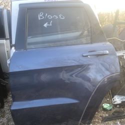 2011-2022 Blue Jeep Grand Cherokee Rear Driver Door OEM MKD120
