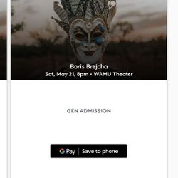 1-3 Boris Brejcha Tickets Wamu Theater