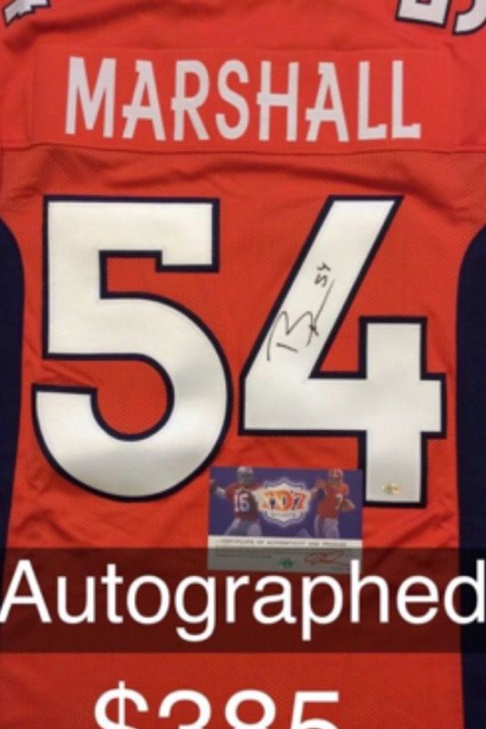 SALE TODAY! Brandon Marshall SIGNED Jersey for Sale in Centennial, CO -  OfferUp