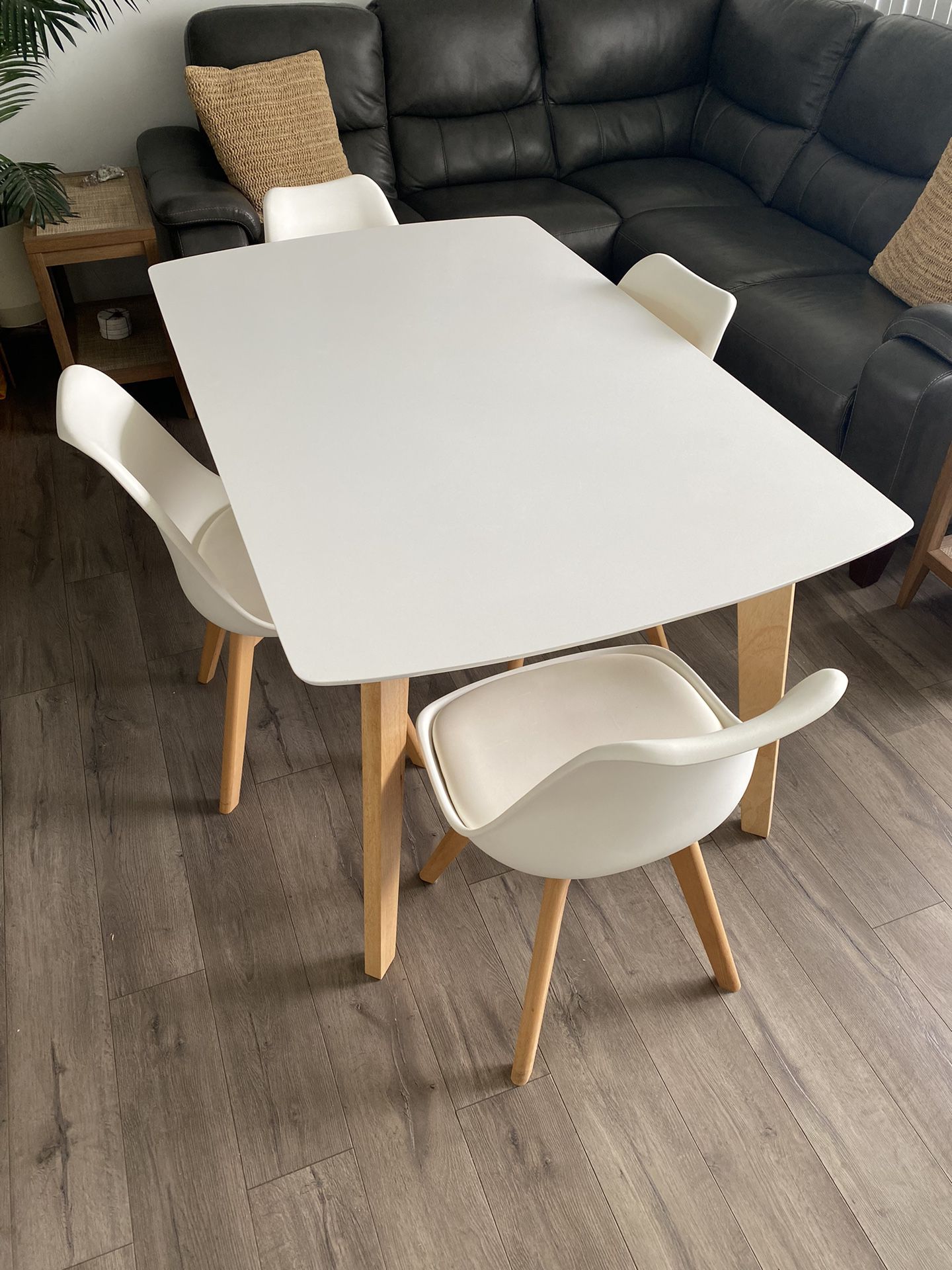 Celine Chairs & Modern Dining table set