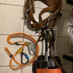 Buckingham Heritage Adjustable Belt,8ft Positioning Secondary, Pole Gaffs