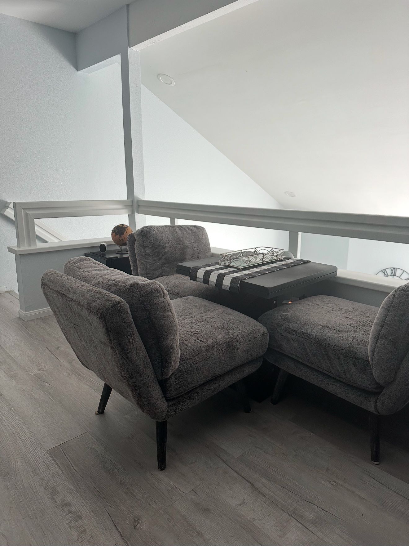 3 Fuzzy Chairs