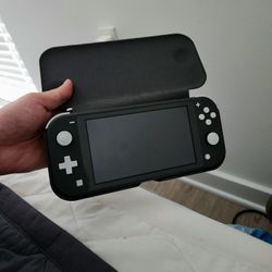 Nintendo Switch Lite Grey + 256 Micro SD Card + Case