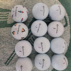 12 taylormade tp5 golf balls mint
