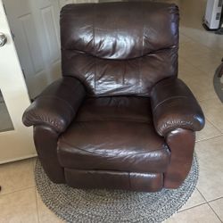 Leather Recliner 