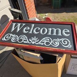 Free Welcome Sign