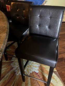 2 bar stools counter chairs 30”