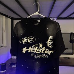 Hellstar Black Starry Star Tee Size S