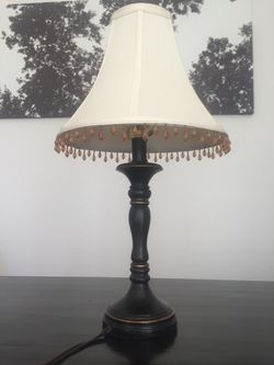 High quality designer lamp from Pier One - relaxing brown and beige tones