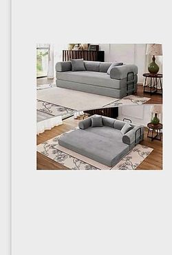 New floor sofa bed never used 79"