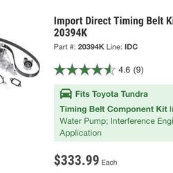 2000-2006 Tundra 4.7 Timing Belt Kit Brand New