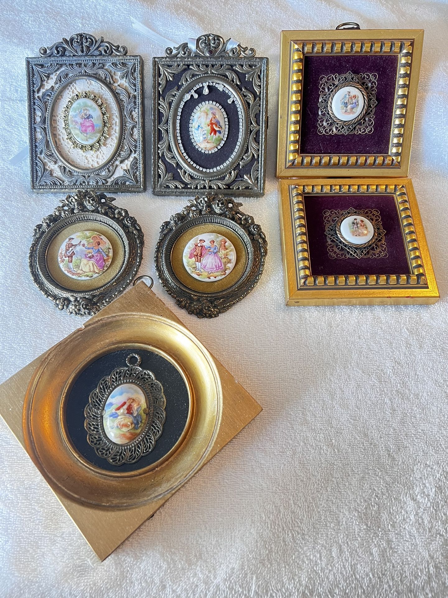 Small and Miniature Antique Painted Porcelains