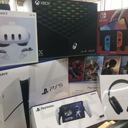 Ps5 Disc Xbox X Nintendo Switch Oculus Quest3 New Sealed No Credit Needed Pay Down Only