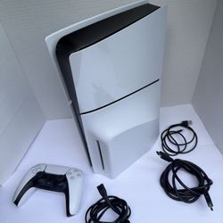 PS5 Slim Disc Edition Like New 
