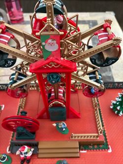 Christmas Ferris Wheel Holiday Village Decoration