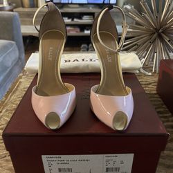 Dusty Pink Calf Patent Shoe