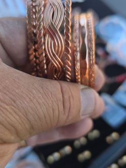 Pulceras de cobre ,copper from India