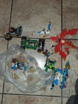 Lego Ninjago toy Lots no Minifigures included which you see is what you get $15